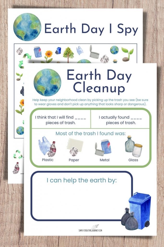 earth day game worksheets for kids