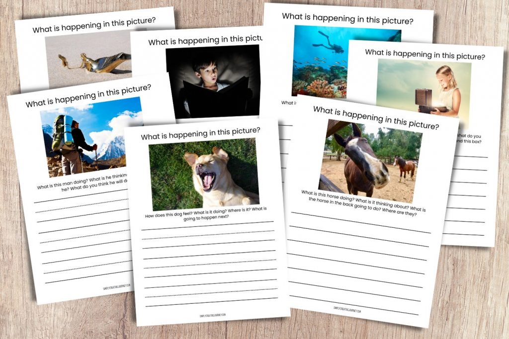 examples of picture writing prompt worksheets